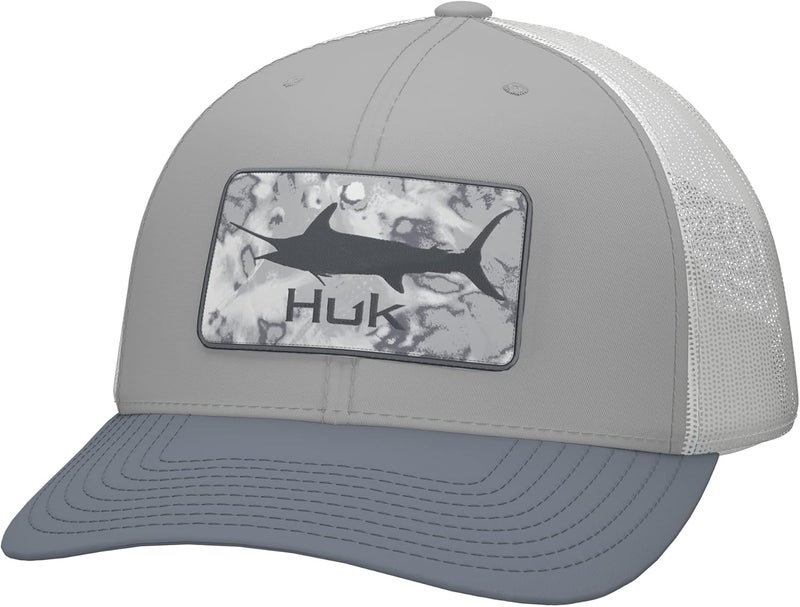 HUK Store Mens Trucker Hat, Anti-Glare Snapback Fishing Hat for Men - Image 1